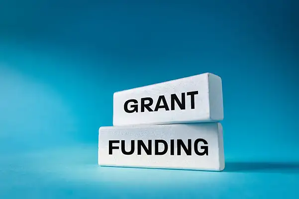 Blocks that say 'Grant Funding'